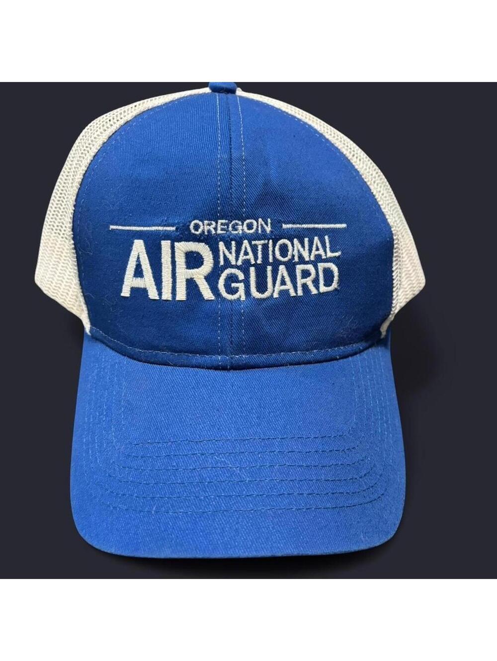Oregon Air National Guard blue & white trucker hat 🇺🇸